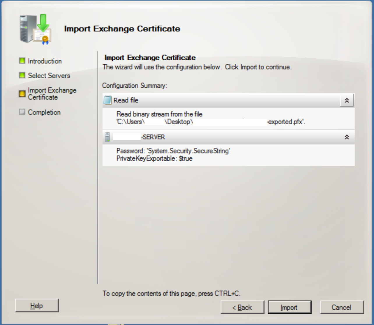 Import cert. Импорт сертификата Exchange. Exchange 2010. Exchange 2010 файл ключ лицензия установка. Import Cert Export account Скарлет.